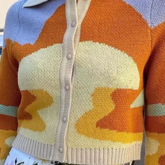 Sunshine Button Up Sweater - Picture 3 of 5